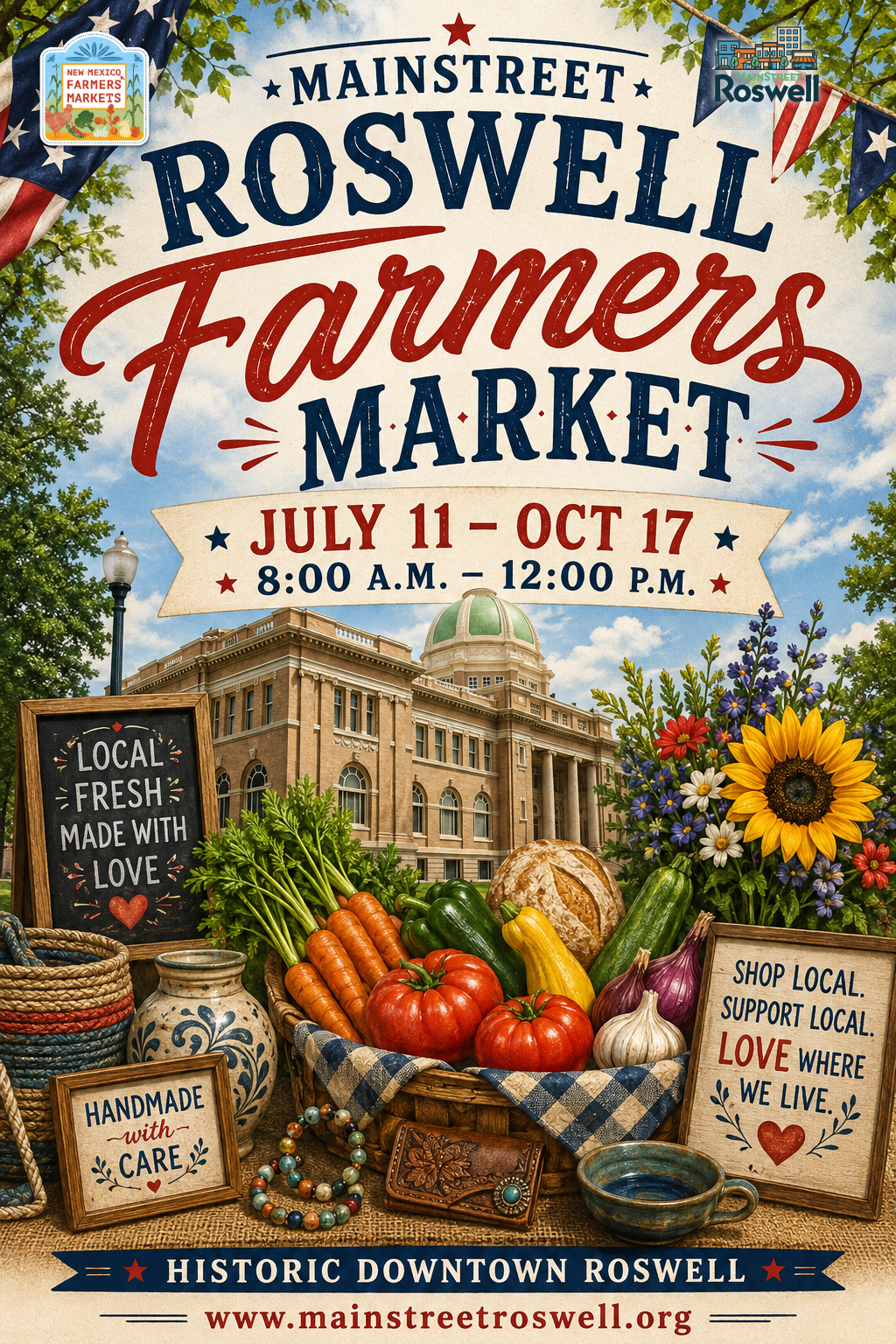 2026 FArmers market poster
